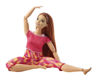 Barbie Made To Move Gimnastyczka Lalka Czerwone Ubranko - 1035440 - zdjęcie 2